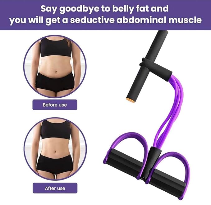 Extra Strong Multi-Function Yoga Pedal Puller Resistance Band for Yoga, Fitness & Home Gym